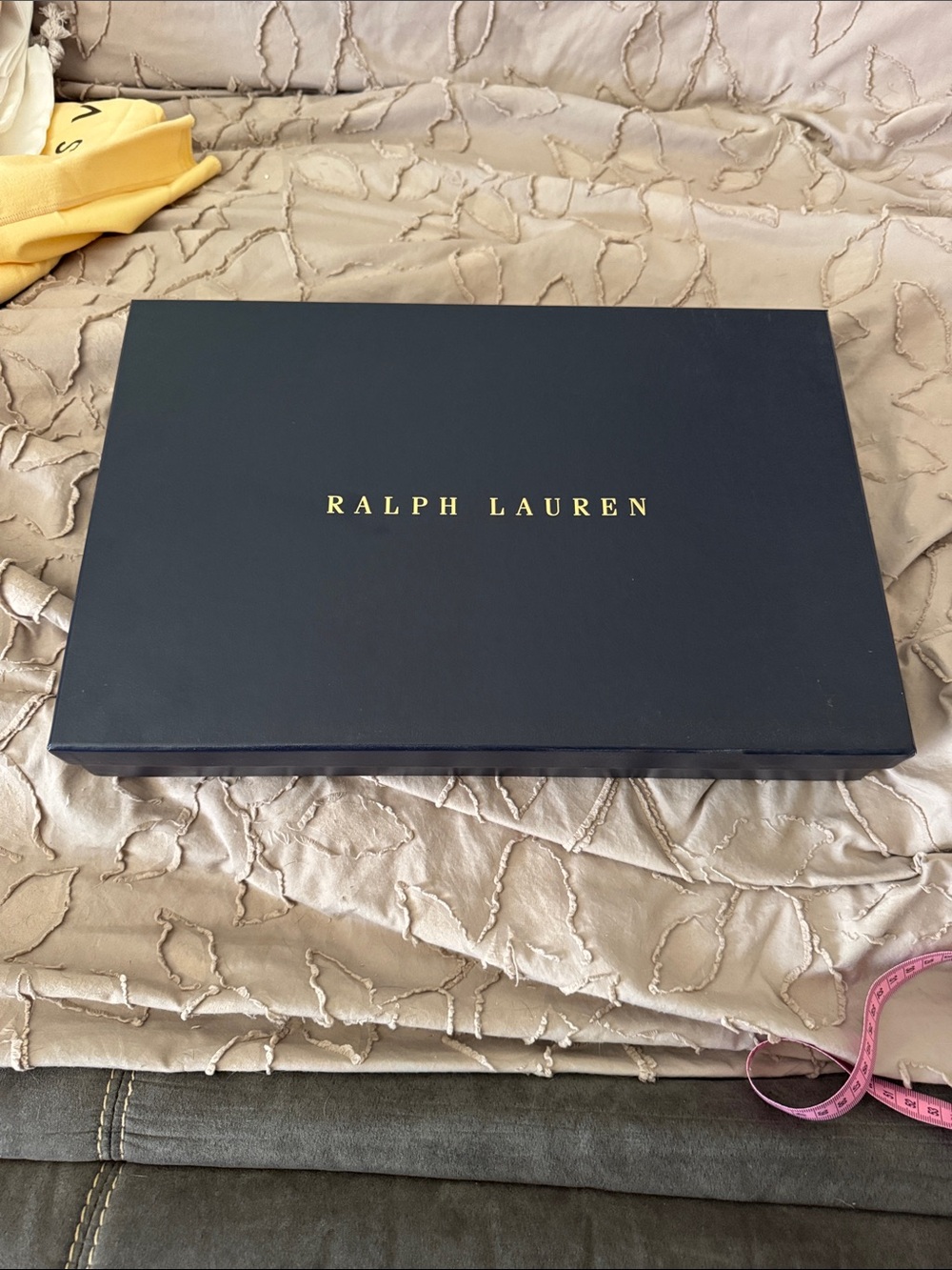 Ralph Lauren Navy Box with Gold Logo
